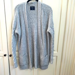 Abercrombie & Fitch Gray Cardigan, Size M